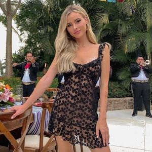 Majorelle lace dress sunbeams